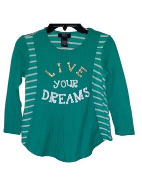 It's Our Time Girls Long Sleeve Thermal Tee Medium